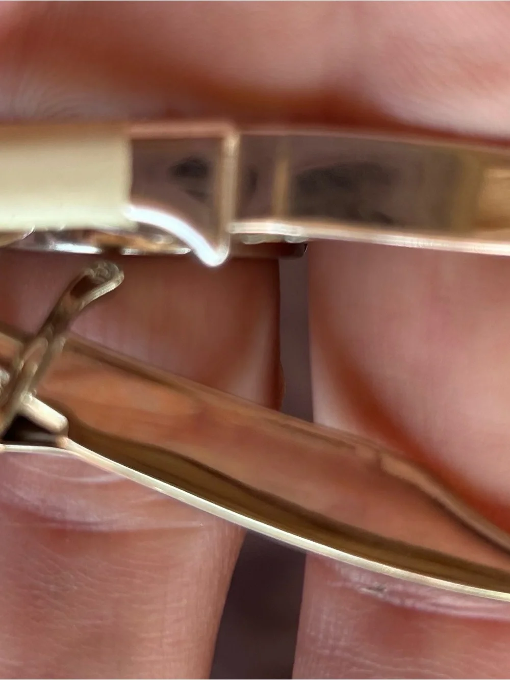 Set of 2 Vintage Men’s Tie clips or money in the shape of a knife and a dagger